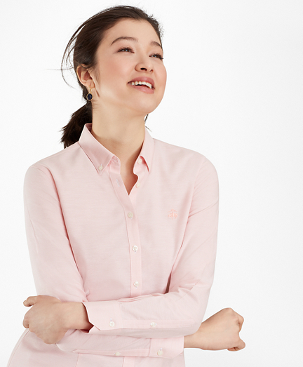 Non-Iron Tailored-Fit Supima&reg; Cotton Dress Shirt