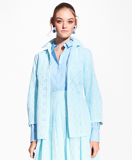 Cotton Eyelet Blouse