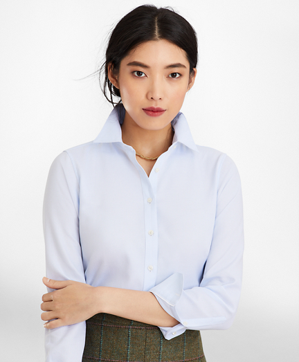 Classic-Fit Cotton Dobby Luxury Shirt