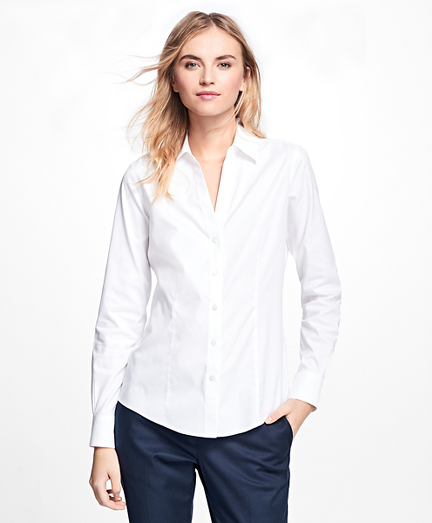 brooks brothers white dress shirts