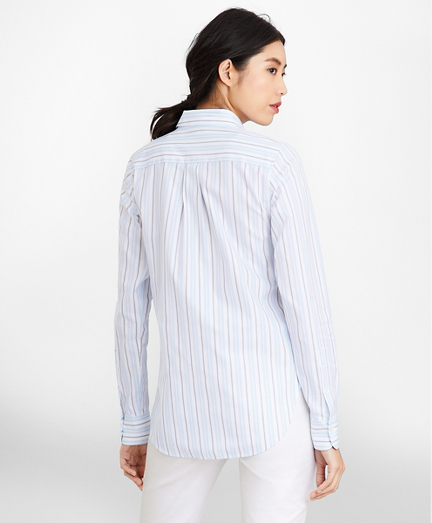 Classic-Fit Striped Cotton Dobby Luxury Shirt - Brooks Brothers