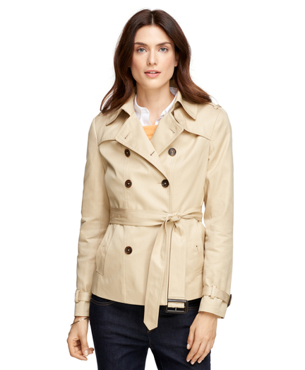 brooks brothers trench coat womens