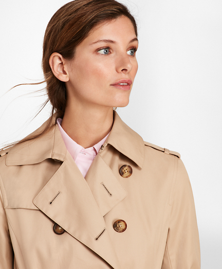 brooks brothers womens raincoat