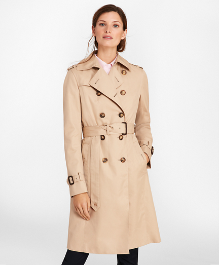Double-Breasted Trench Coat - Brooks 