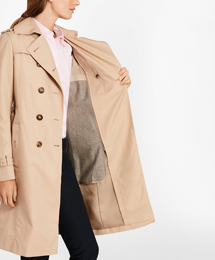 Double-Breasted Trench Coat - Brooks 