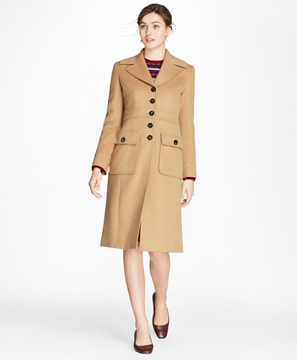 brooks brothers camel hair polo coat