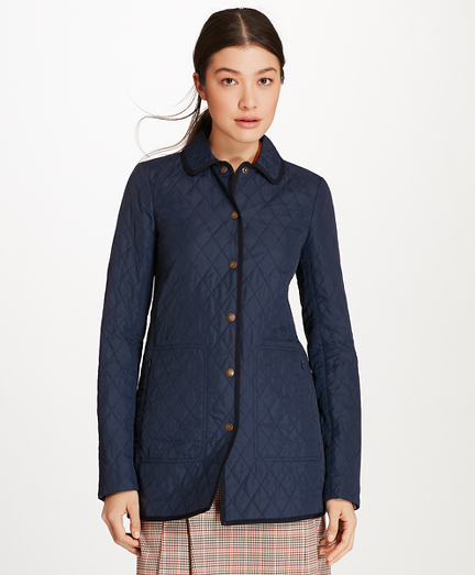 brooks brothers diamond quilted jacket
