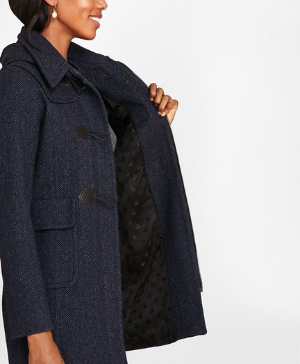 brooks brothers duffle coat