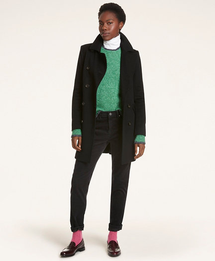 brooks brothers mens peacoat