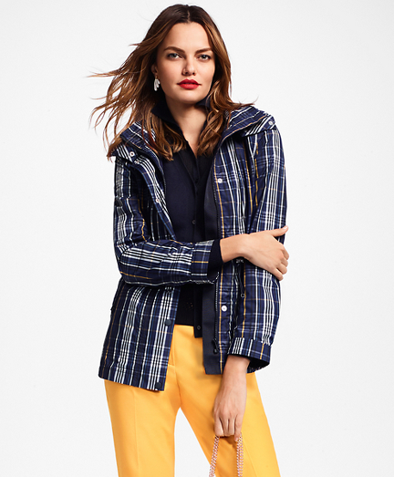 Plaid Rain Jacket - Brooks Brothers