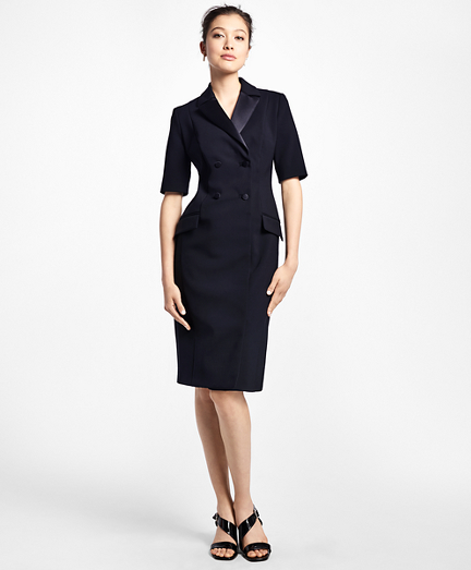 brooks brothers black dress