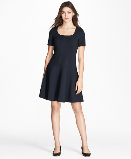 Flared Ponte Dress