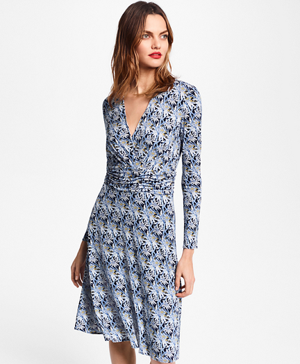 brooks brothers wrap dress