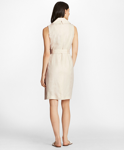 brooks brothers linen dress