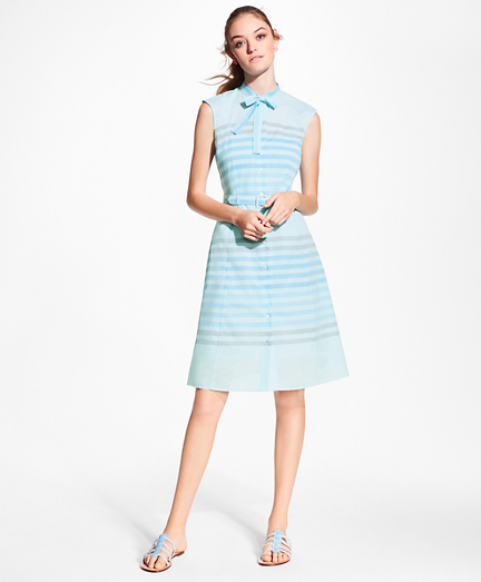 brooks brothers striped dress