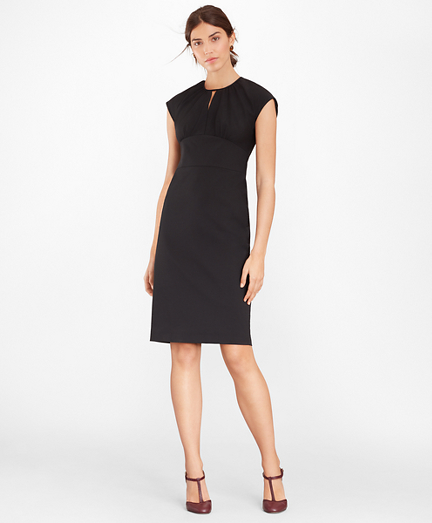 wool sheath dress