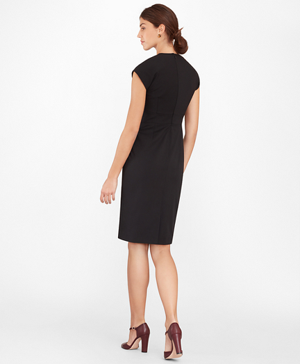 brooks brothers black dress