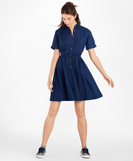 shirt dress navy