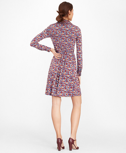 brooks brothers wrap dress