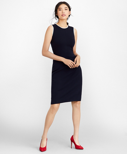 Milano-Knit Sheath Dress