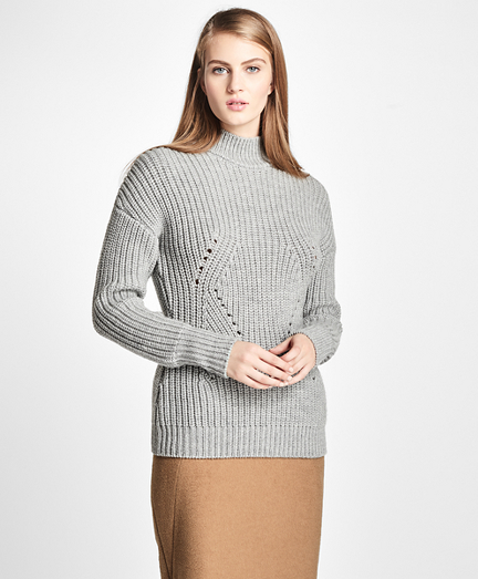 Wool Mockneck Sweater