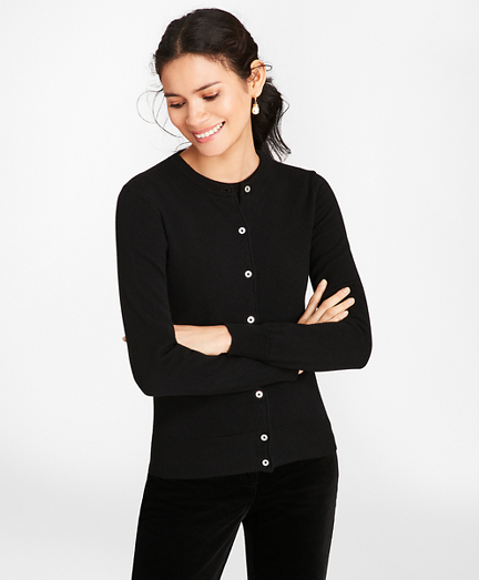 black cashmere sweater