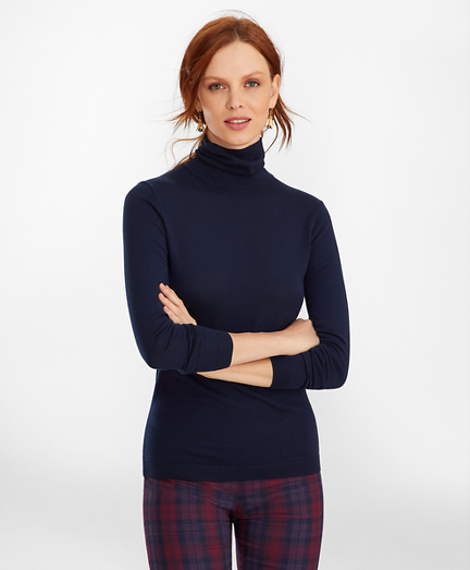 Merino Wool Turtleneck Sweater Brooks Brothers