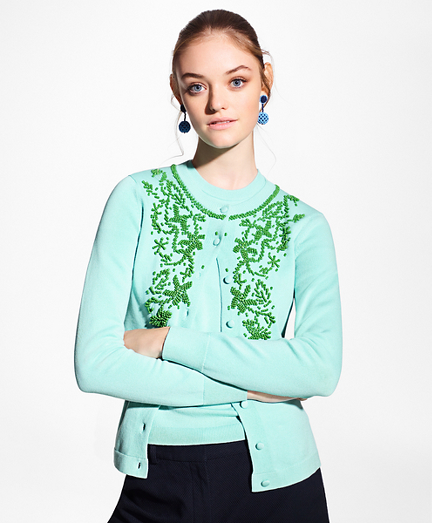 women's cotton cardigan with pockets