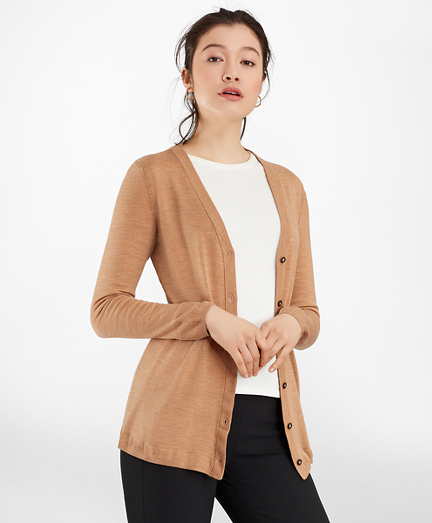 Merino Wool Long Cardigan