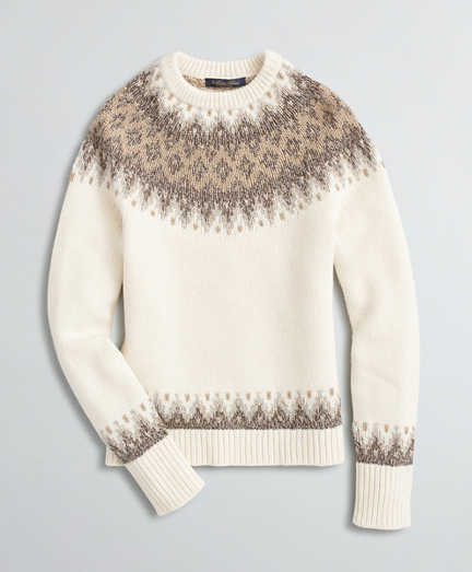 Merino Fair Isle Sweater - Brooks Brothers