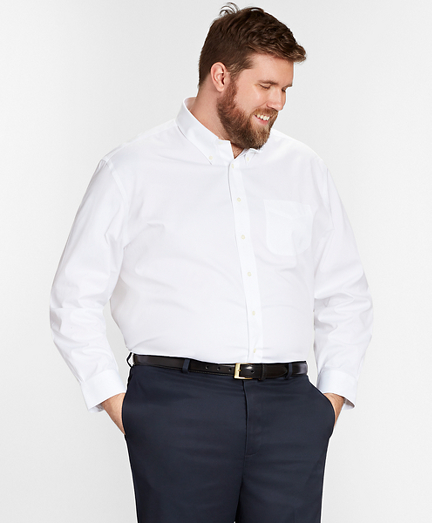 Big & Tall Dress Shirt, Non-Iron Button-Down Collar
