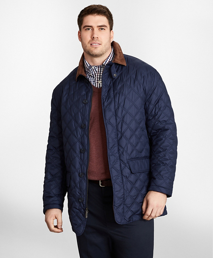 Big \u0026 Tall Diamond Quilted Jacket 